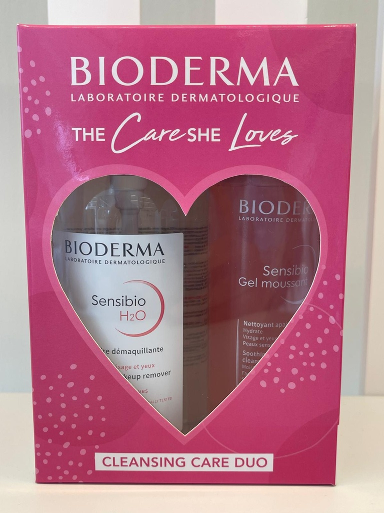 Sensibio H20 500ml + Gel Moussant 200ml (Cleansing Care Duo)