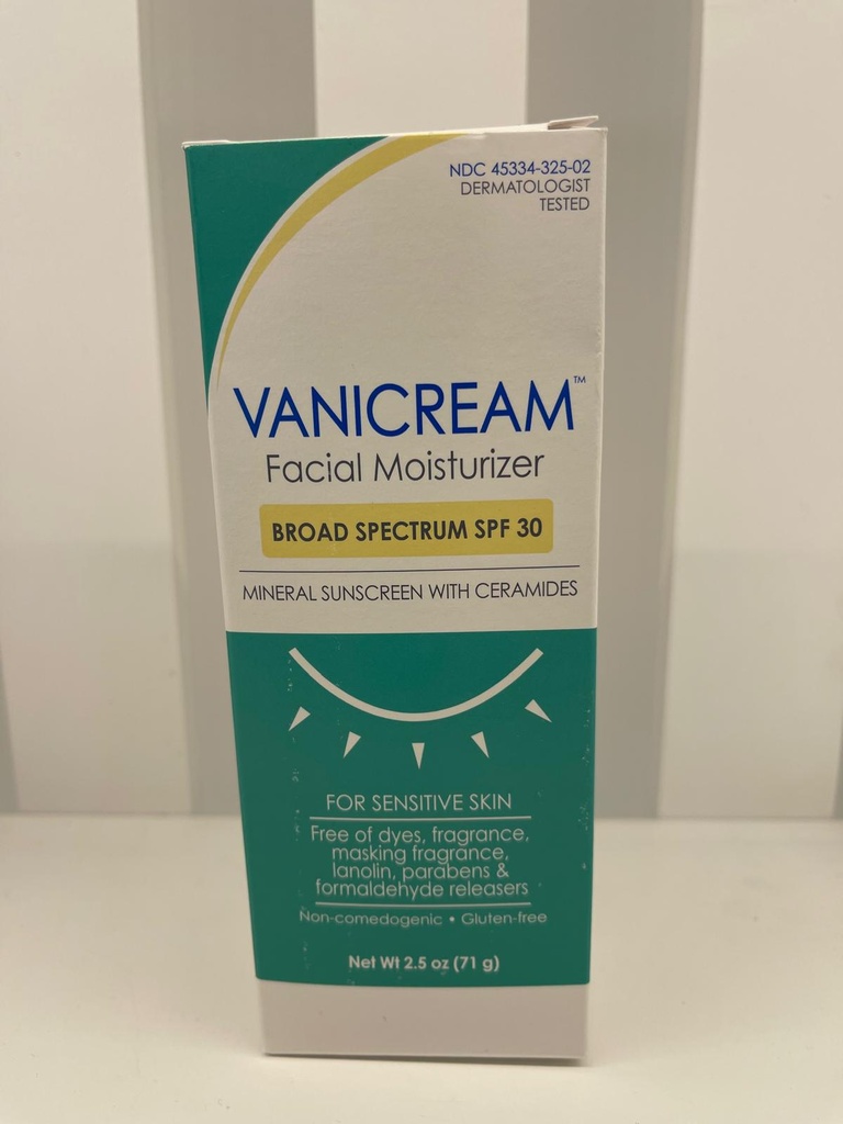 Vanicream Facial Moisturizer Broad Spectrum SPF 30 71g