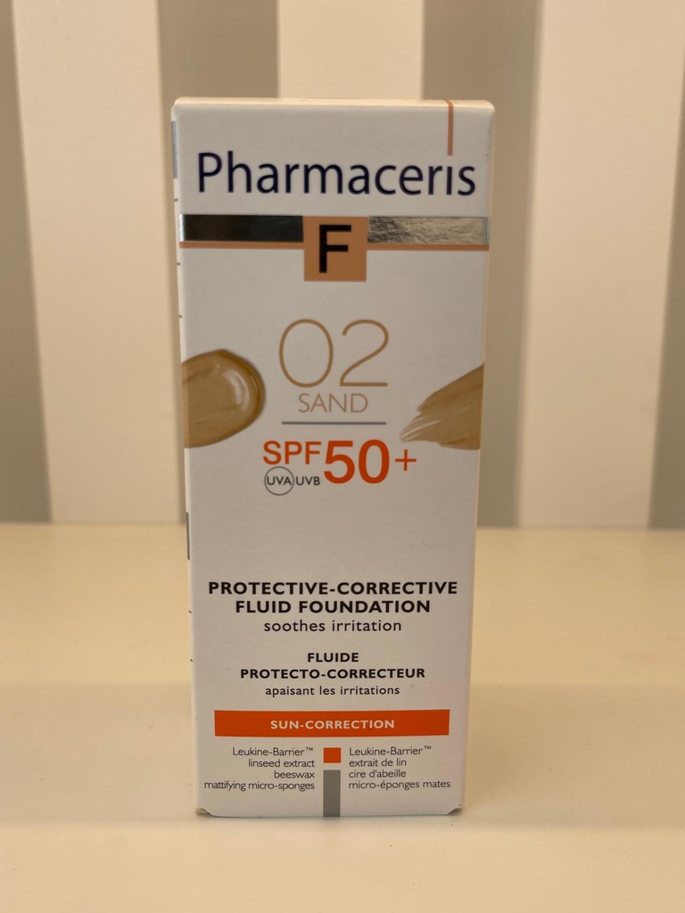 F Protective Corrective Fluid Foundation SPF 50+ (Sand 02) 30ml