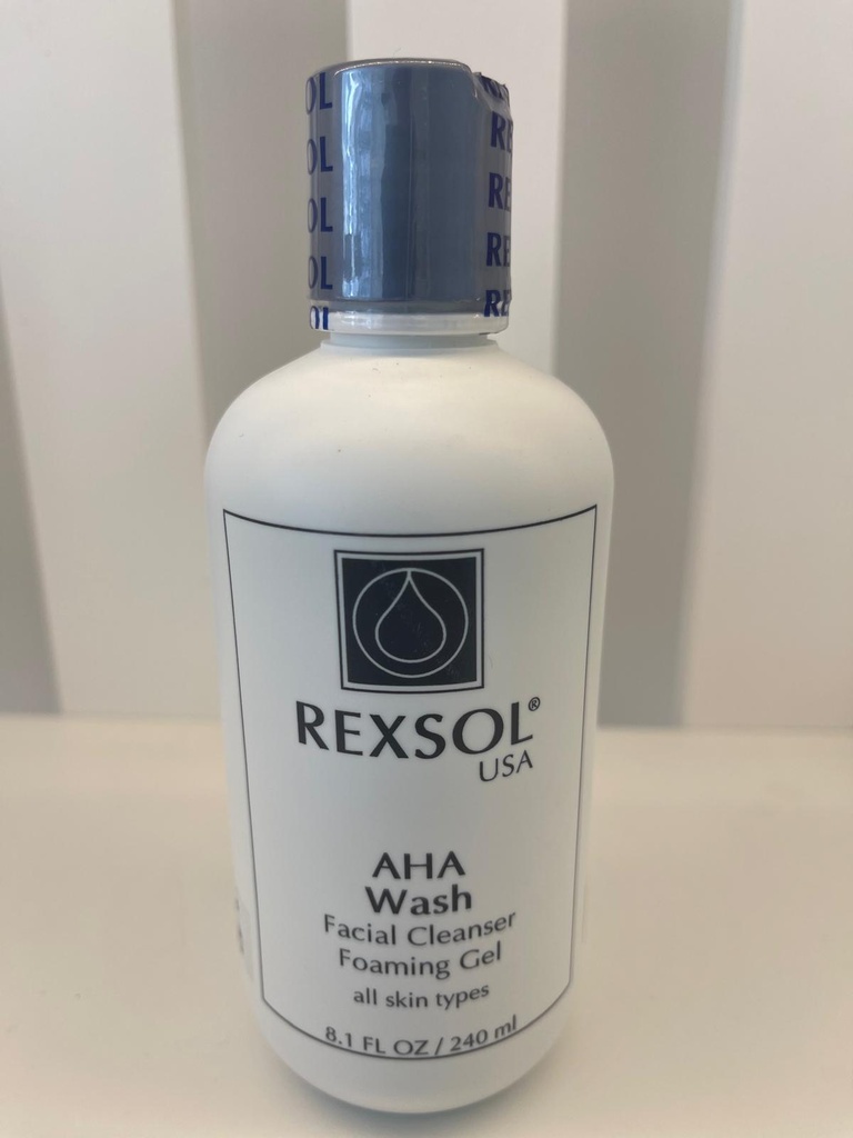 Rexsol - AHA Wash Facial Cleanser Foaming Gel 240ml