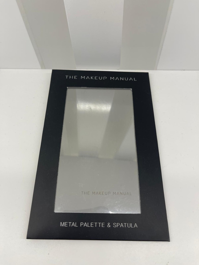The Make Up Manual Metal Palette & Spatula