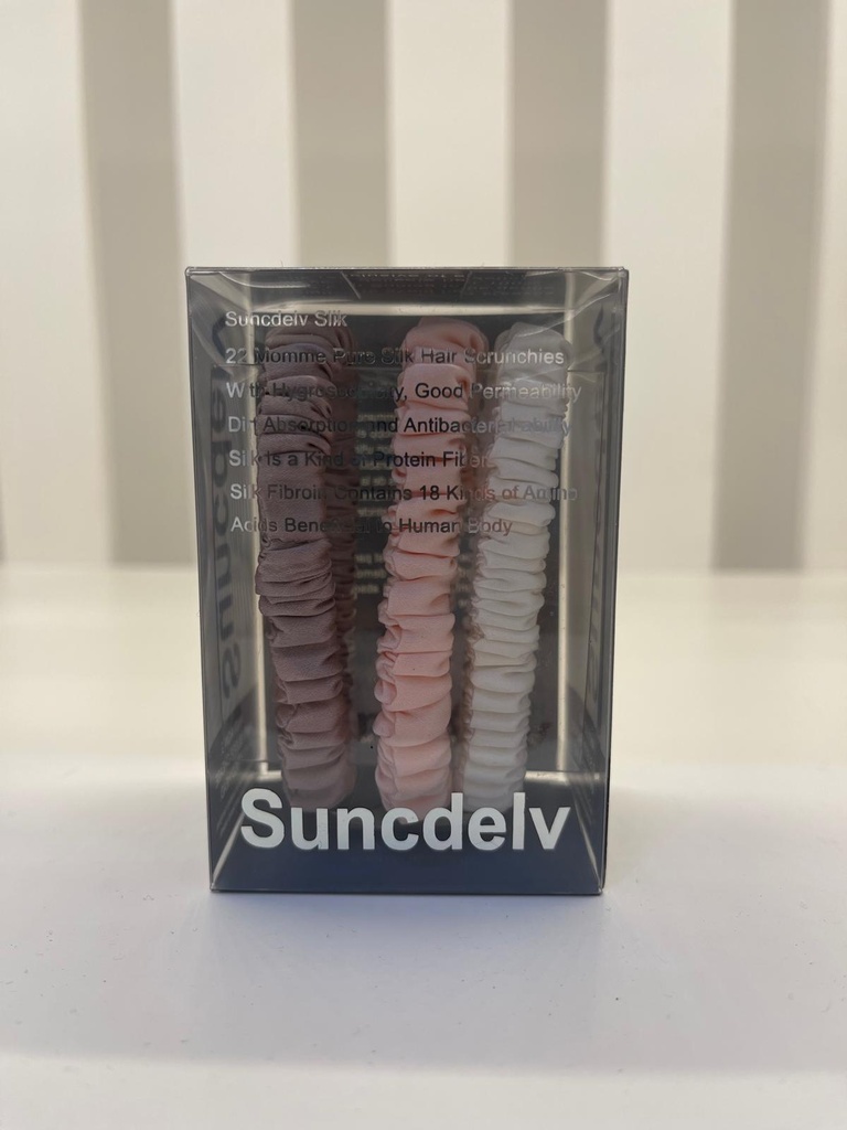 Silk Hair Scrunchies 