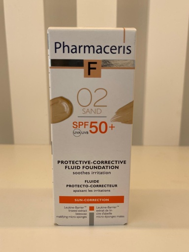 F Protective Corrective Fluid Foundation SPF 50+ (Sand 02) 30ml
