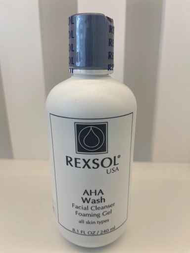 Rexsol - AHA Wash Facial Cleanser Foaming Gel 240ml