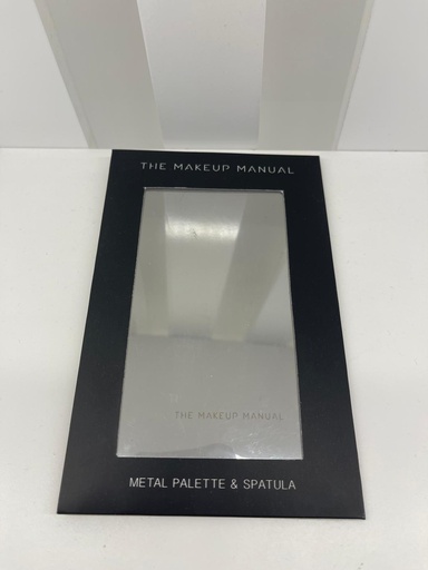The Make Up Manual Metal Palette & Spatula