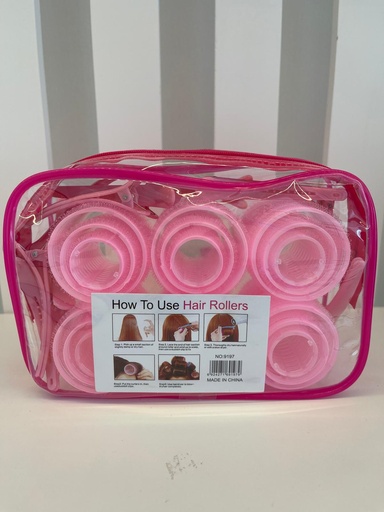 Hair Rollers & Clips Set 
